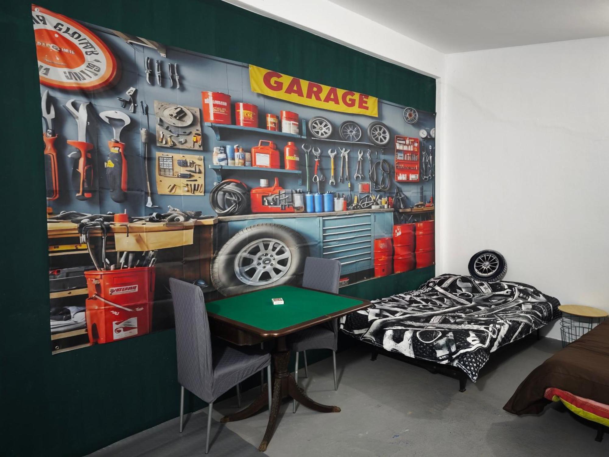 ホテル Garage4Me Pool Opcional エスモリス エクステリア 写真